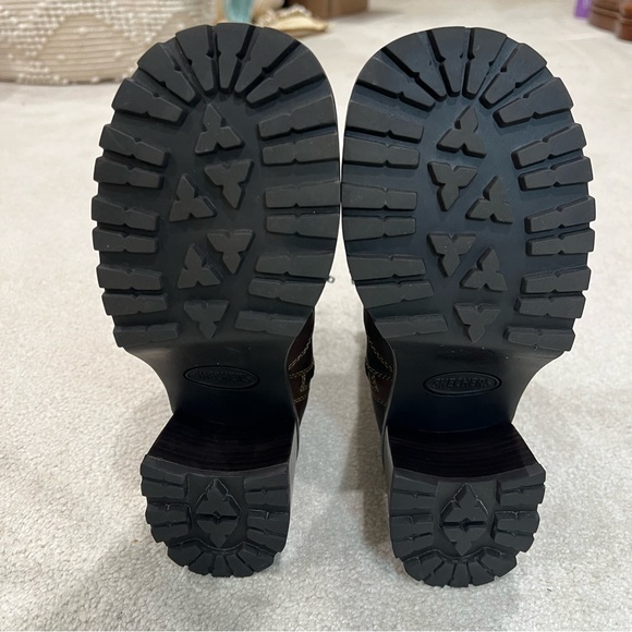 Skechers Brown Ankle Booties with Durable Rubber Soles - Picture 6 of 9